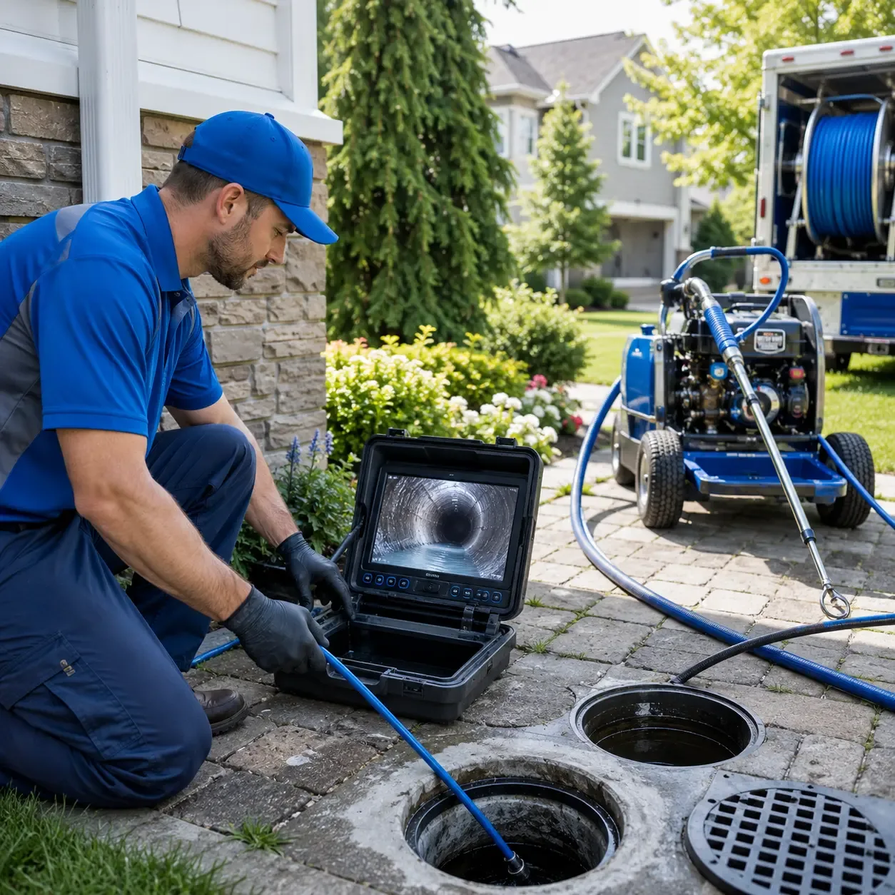 Outdoor drain cleaning professionals serving Laura, OH