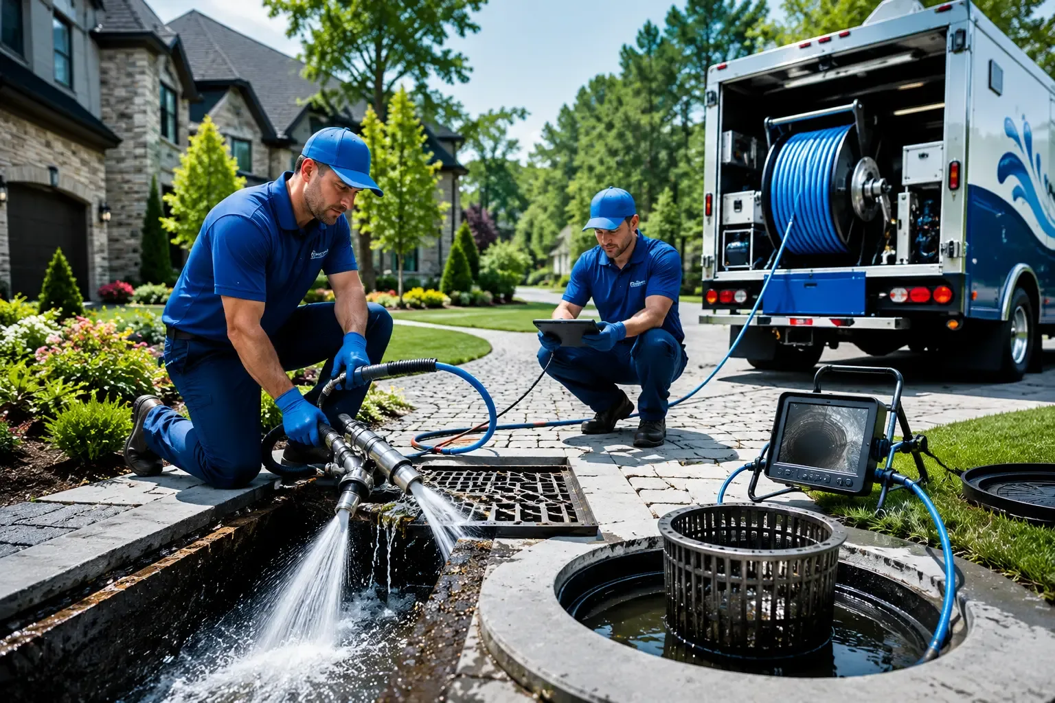 Local outdoor drain cleaning professionals in Laura, OH